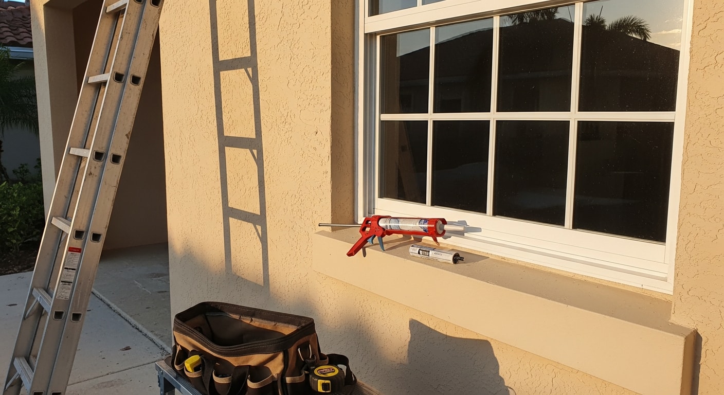 New windows installed in residential home exterior