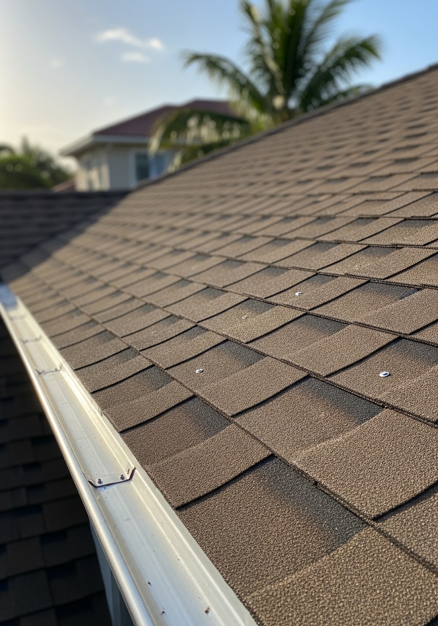 Close-up of a Palm Beach property detail showing quality finishes and design.